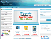 Tablet Screenshot of deepseapetcenter.com.tr